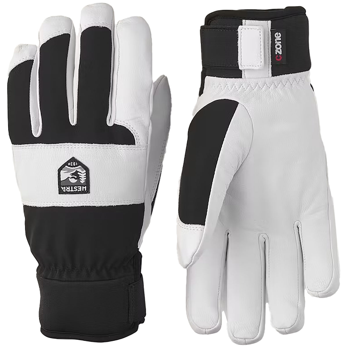 Hestra Vernum Spring Gloves Black/White