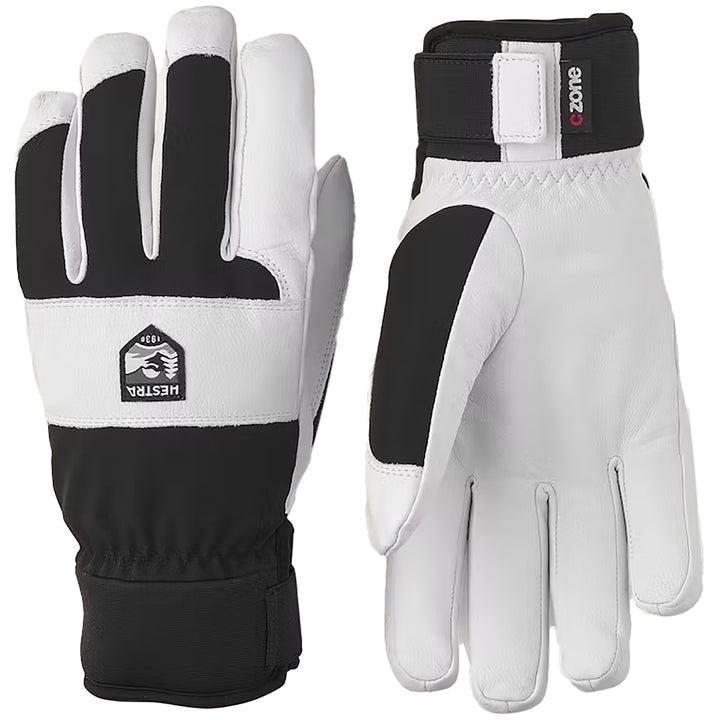Hestra Vernum Spring Gloves Black/White
