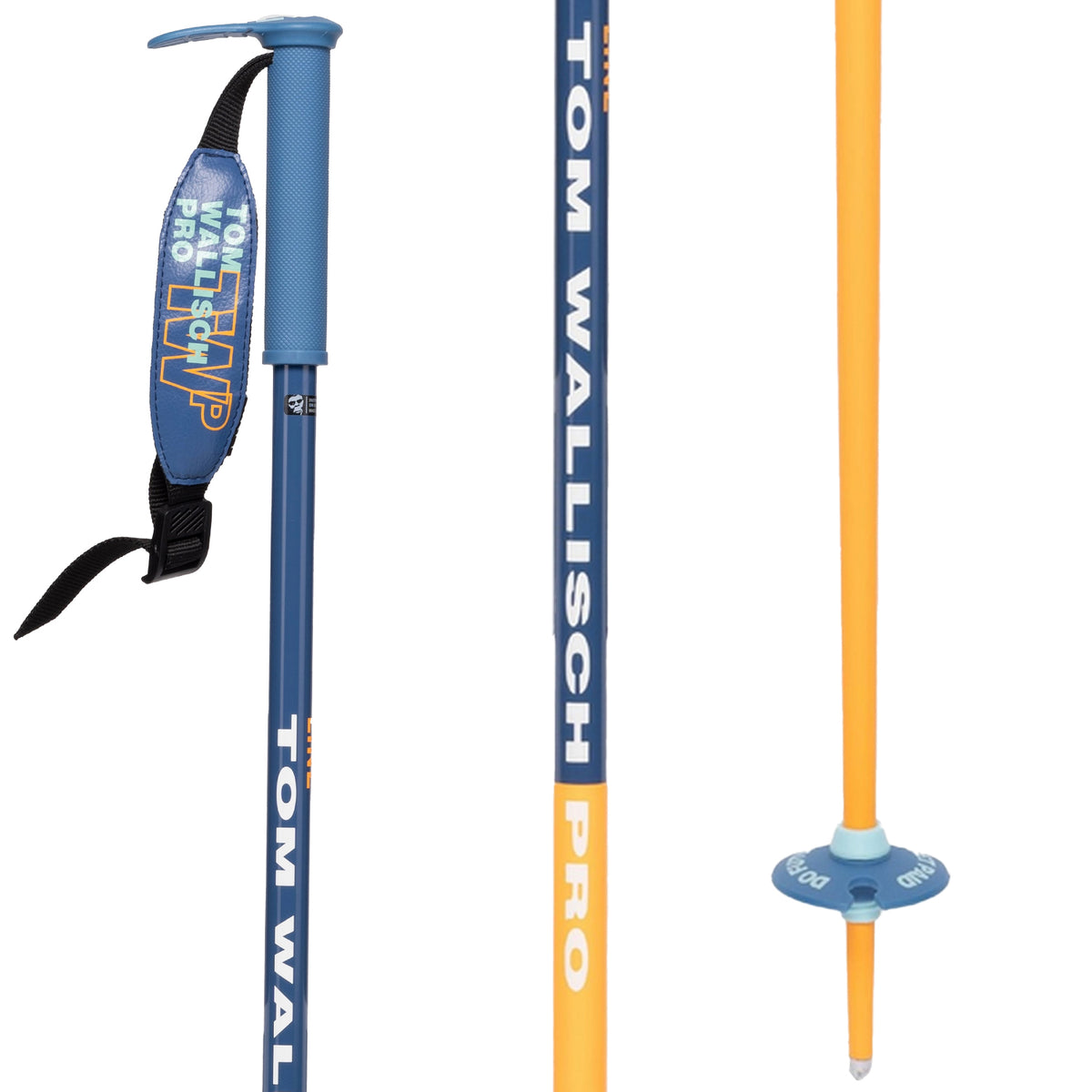 Line Skis Wallisch Stick Ski Poles 2022 Orange