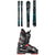 Nordica SUV 84 + TP2 Compact FDT Ski Bindings + Nordica Sportmachine 80 Alpine Ski Boots 2023