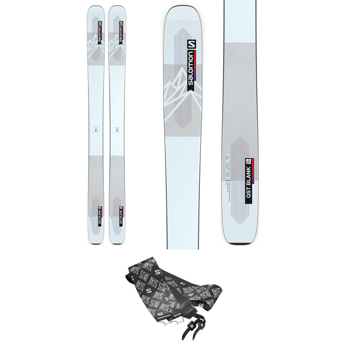 Salomon QST Blank Skis w/ Skins 2023