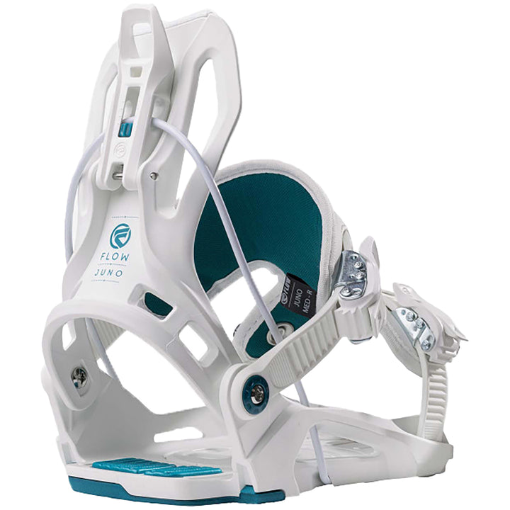 Flow Juno Fusion Snowboard Bindings - Women's White/Teal