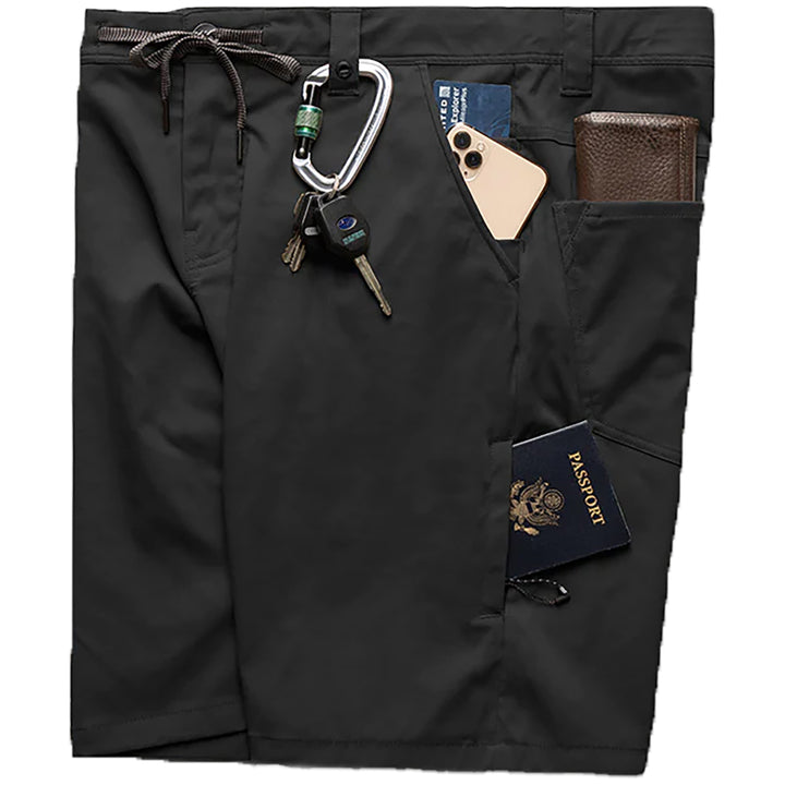686 Anything Hybrid Cargo Shorts - Men's Black