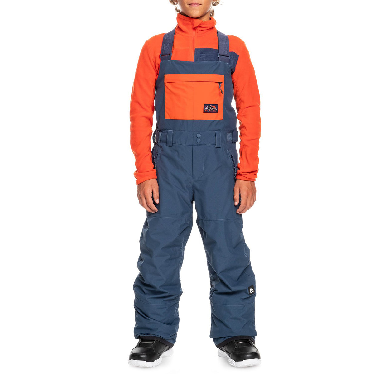 Quiksilver Mash Up Bib Pants - Boys' Insignia Blue