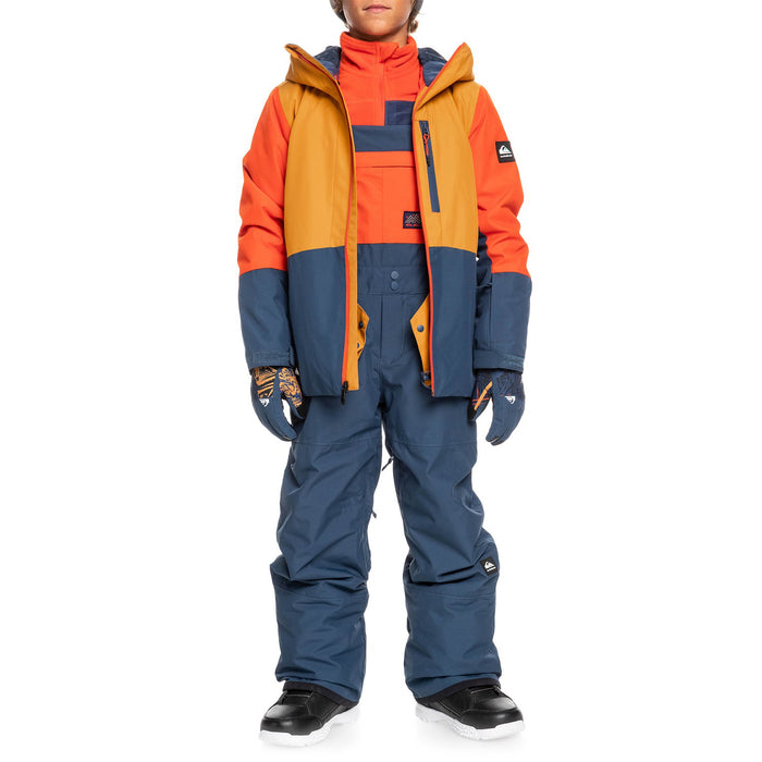 Quiksilver Mash Up Bib Pants - Boys' Insignia Blue