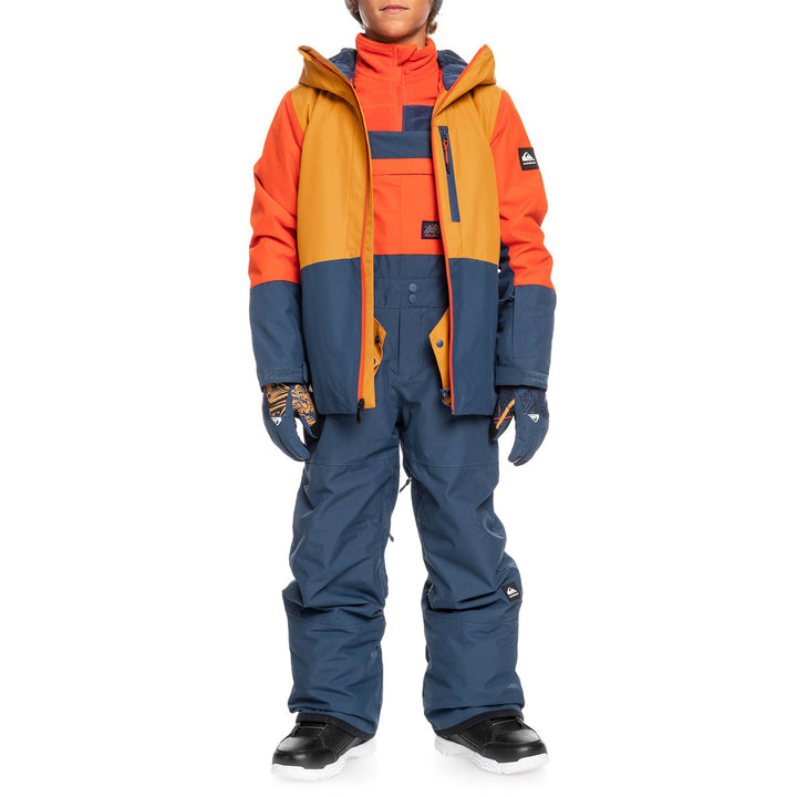 Quiksilver Mash Up Bib Pants - Boys' Insignia Blue