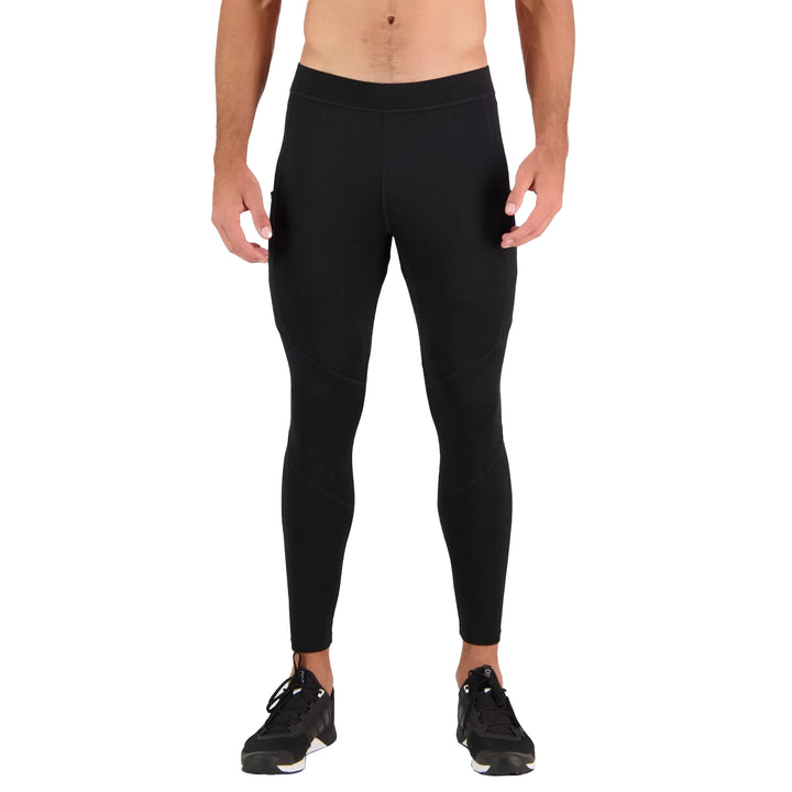 MONS ROYALE Merino Winter Leggings - Men's Black