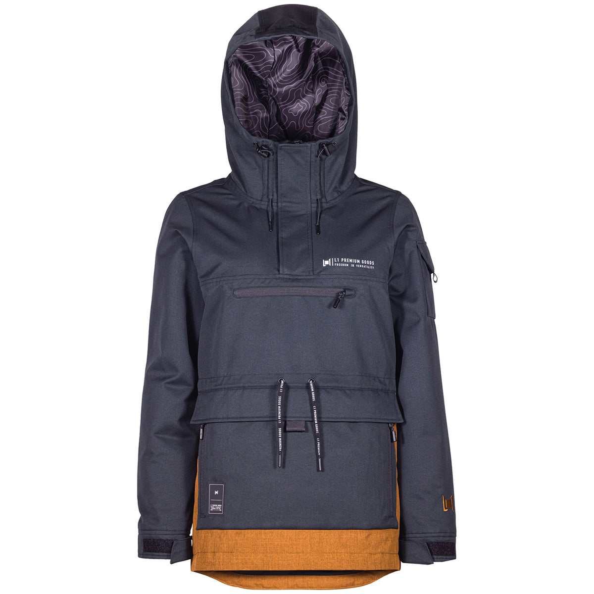 L1 Prowler Anorak - Women's Black/Amber