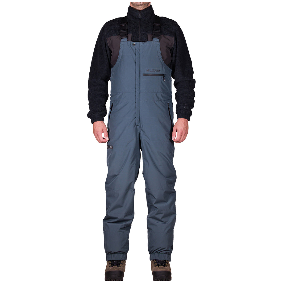 L1 Aftershock Bib Pants - Men's Slate