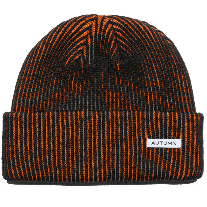 Autumn Cord Beanie Orange