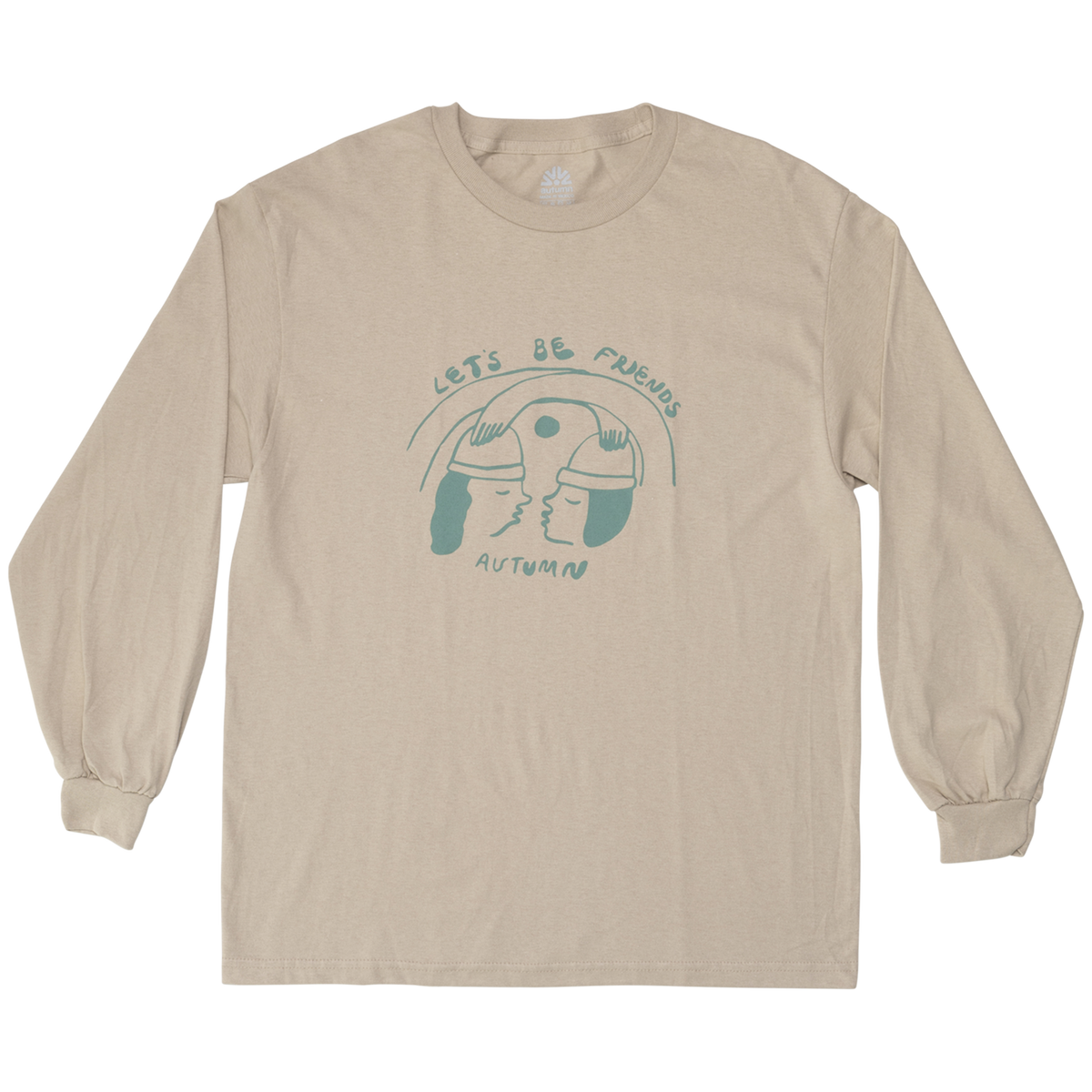 Autumn Friends Long-Sleeve T-Shirt - Men's Sand