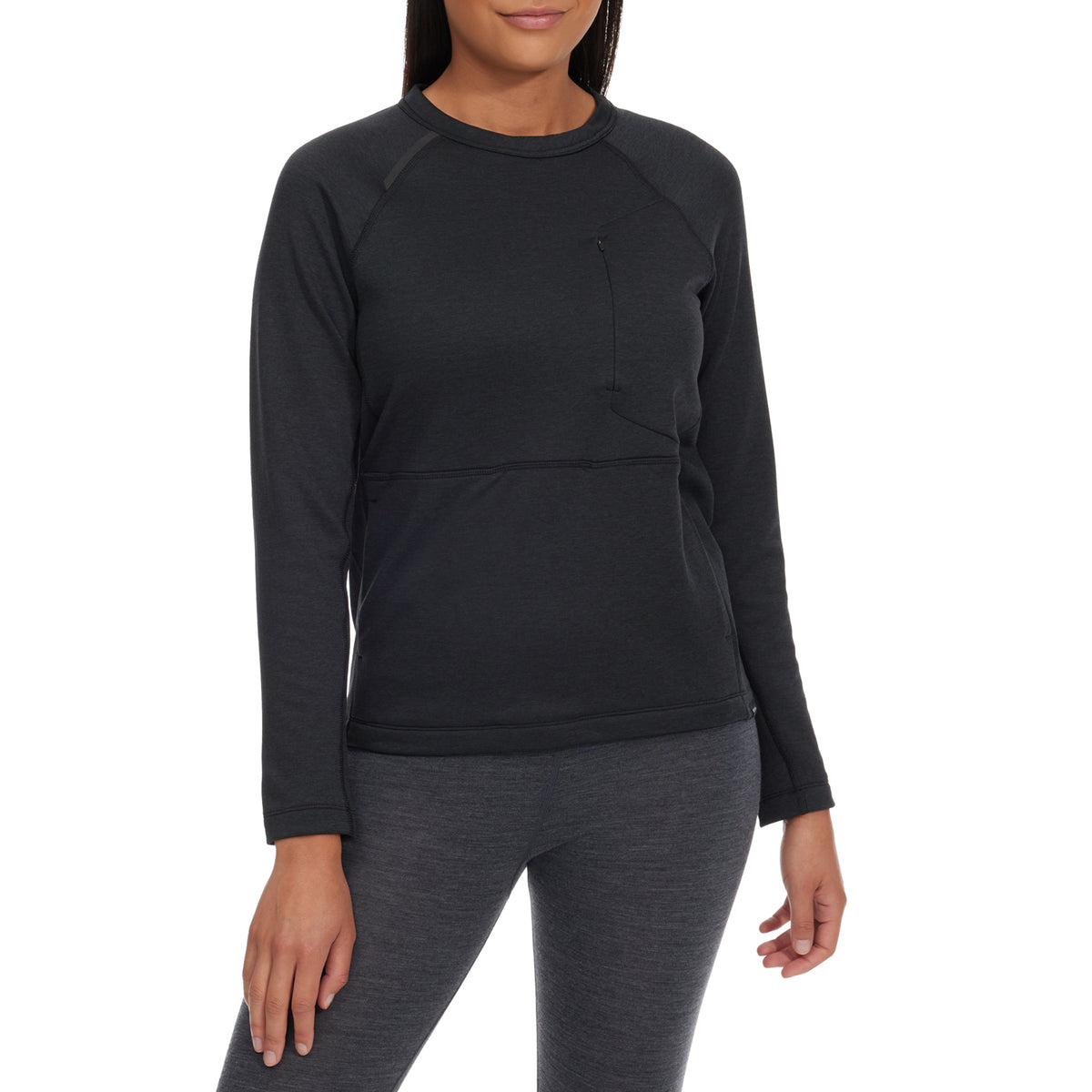 Burton Multipath Grid Crewneck Fleece - Women's True Black