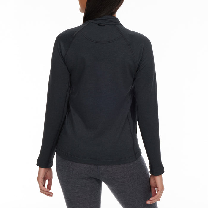 Burton Multipath Grid Quarter-Zip Fleece - Women's True Black