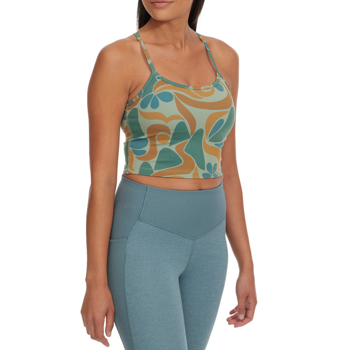 Parks Project Zion Narrows Recycled Cropped Tank Top - Women's Sea Green