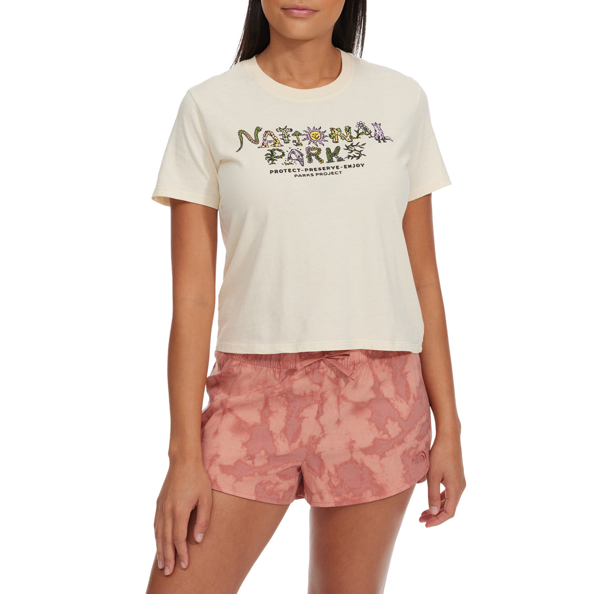Parks Project National Parks 90s Doodle T-Shirt - Women's Natural