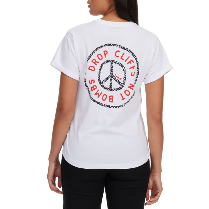 Planks Recycled Relaxed T-Shirt - Women's White