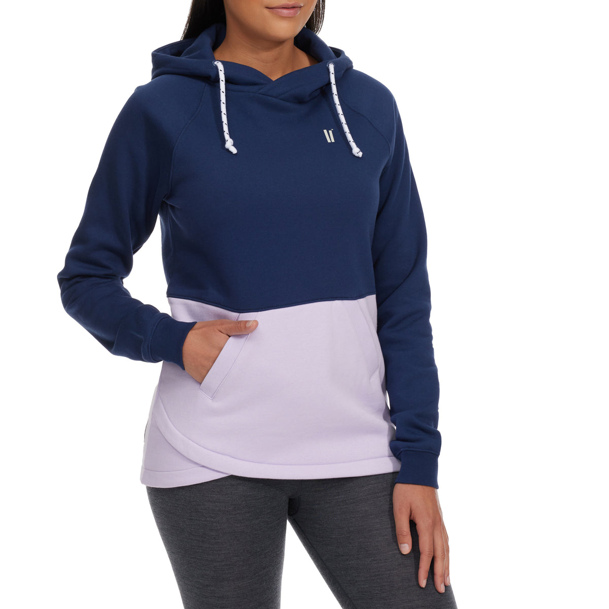Planks Recycled Sticks Double Hoodie - Women's Dark Navy
