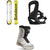 Bataleon Fun.Kink Snowboard + Chaser Snowboard Bindings + thirtytwo Shifty Boa Snowboard Boots 2023