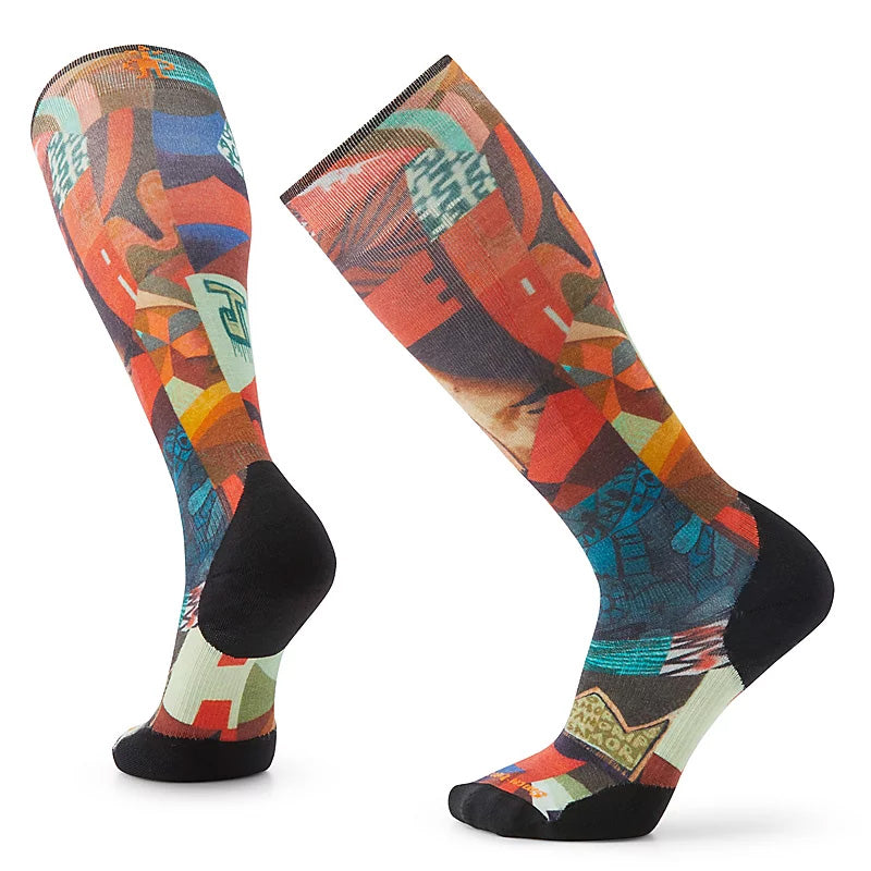 Smartwool Targeted Cushion Mosaic Snowball OTC Socks Multi