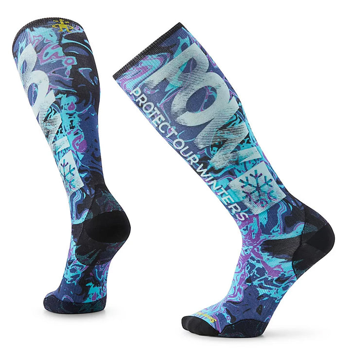 Smartwool Zero Cushion POW Print OTC Socks Capri