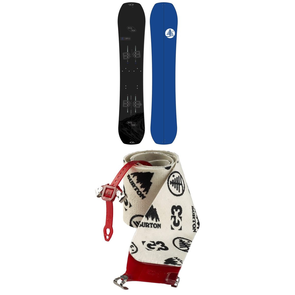 Burton Family Tree Hometown Hero X Splitboard + Burton x G3 High-Traction Splitboard Skins 2023