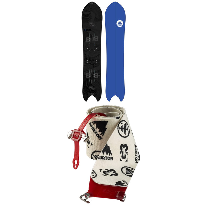 Burton Family Tree Pow Wrench Splitboard + Burton x G3 High-Traction Splitboard Skins 2023