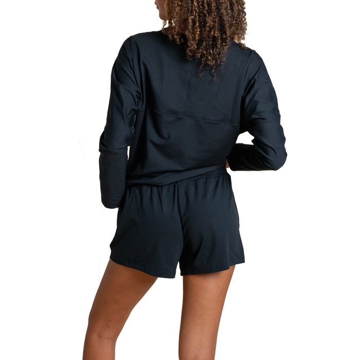 Girlfriend Collective RESET Long-Sleeve Shirt - Women's Black