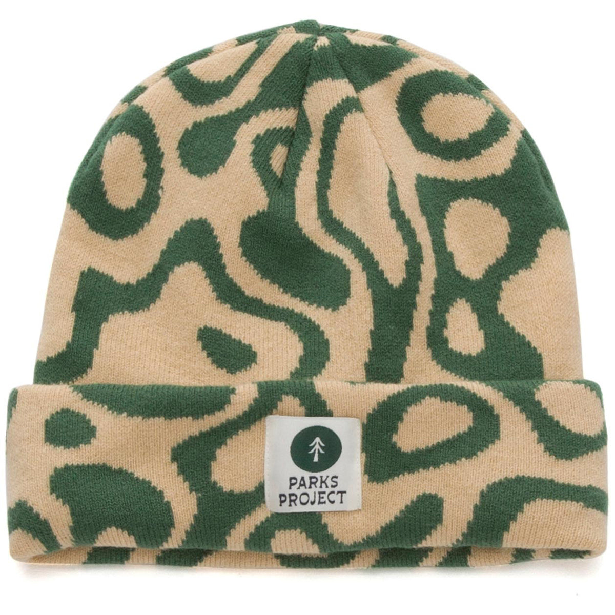 Parks Project Yellowstone Geysers Intarsia Beanie Green