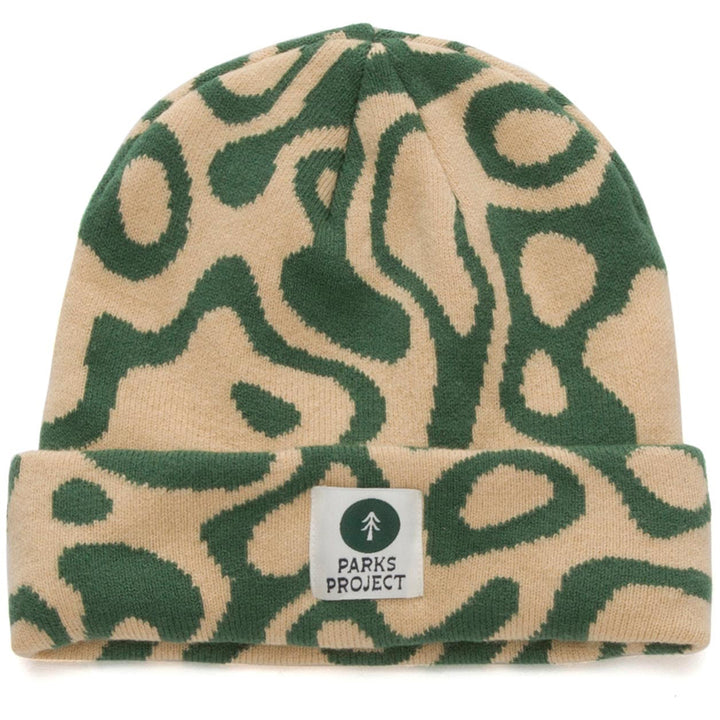 Parks Project Yellowstone Geysers Intarsia Beanie Green