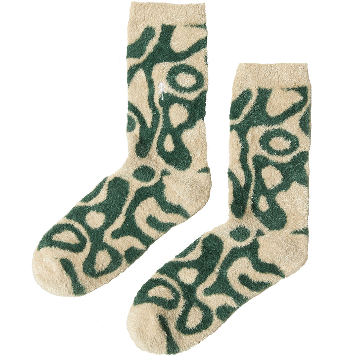 Parks Project Yellowstone Geysers Cozy Socks Green