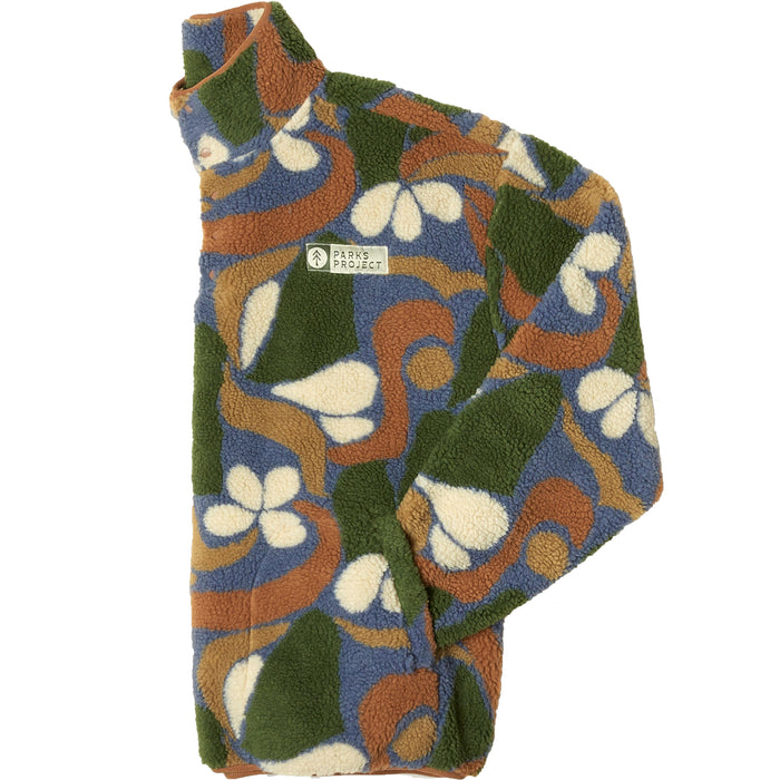 Parks Project Zion Narrows Sherpa Fleece Pullover - Men's Multi Color