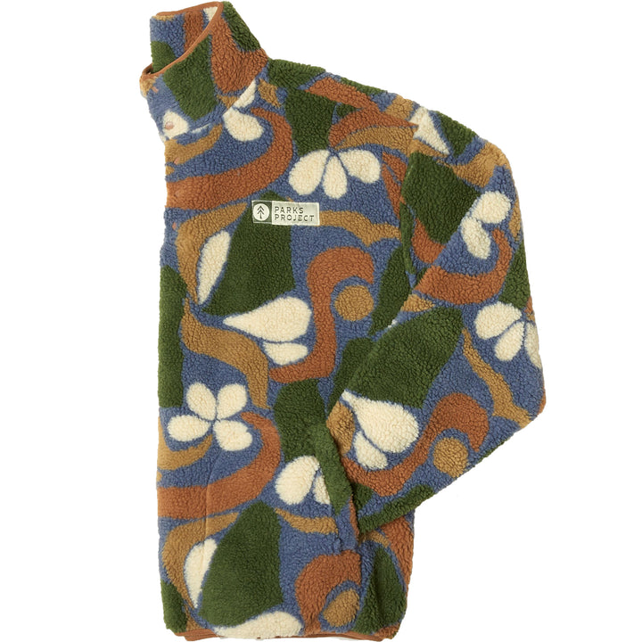 Parks Project Zion Narrows Sherpa Fleece Pullover - Men's Multi Color