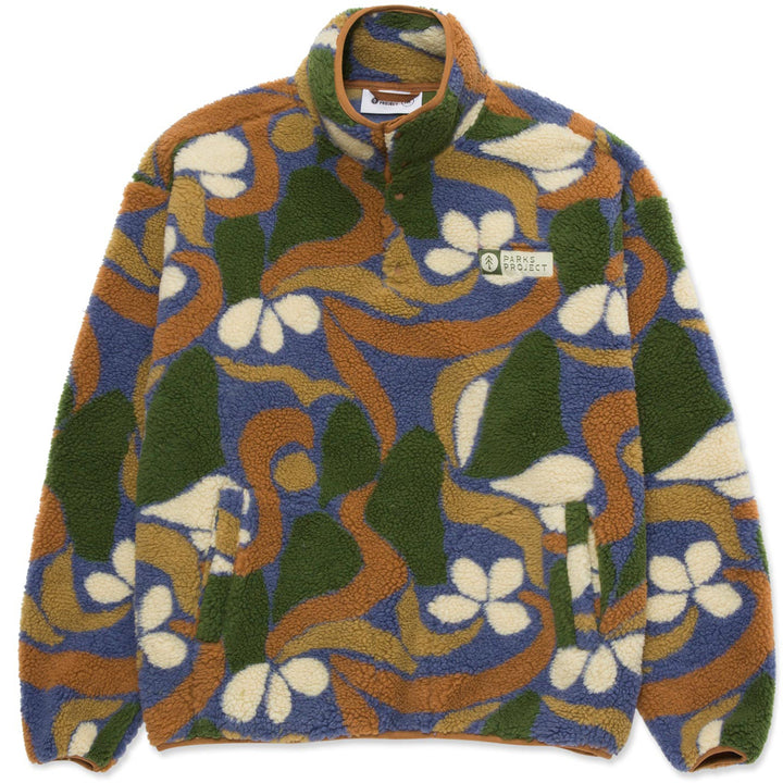 Parks Project Zion Narrows Sherpa Fleece Pullover - Men's Multi Color