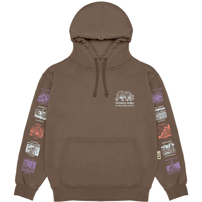 Parks Project National Parks Pictograms Fill In Hoodie - Unisex Brown