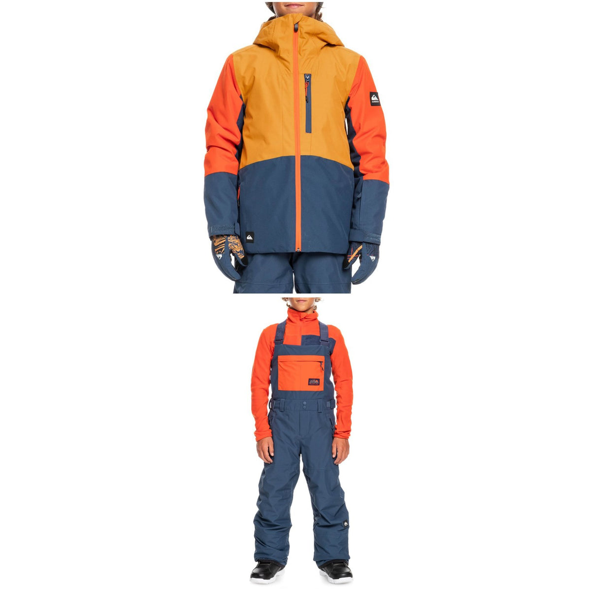 Quiksilver Kai Jones Ambition Jacket  + Mash Up Bib Pants - Boys' 2023