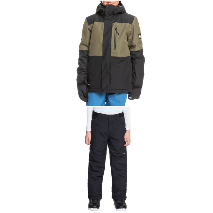 Quiksilver Mission Block Jacket + Estate Pants - Boys' 2023