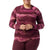 Smartwool Classic Thermal Merino Base Layer Pattern Plus Top - Women's Festive Fuchsia Mountain Scape