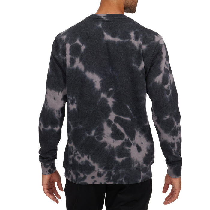 Vissla Solid Sets Eco Crew Sweatshirt - Men's Black Cloud Wash