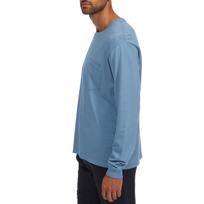 Vissla Vintage Premium Long-Sleeve Pocket T-Shirt - Men's Slate