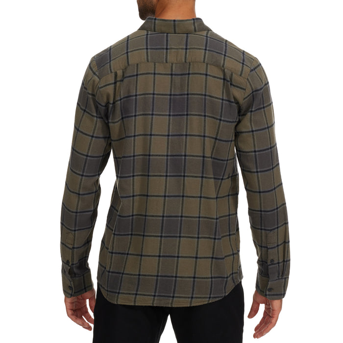 Volcom Caden Plaid Long-Sleeve Shirt - Men's Military