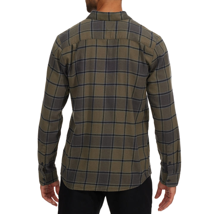 Volcom Caden Plaid Long-Sleeve Shirt - Men's Military