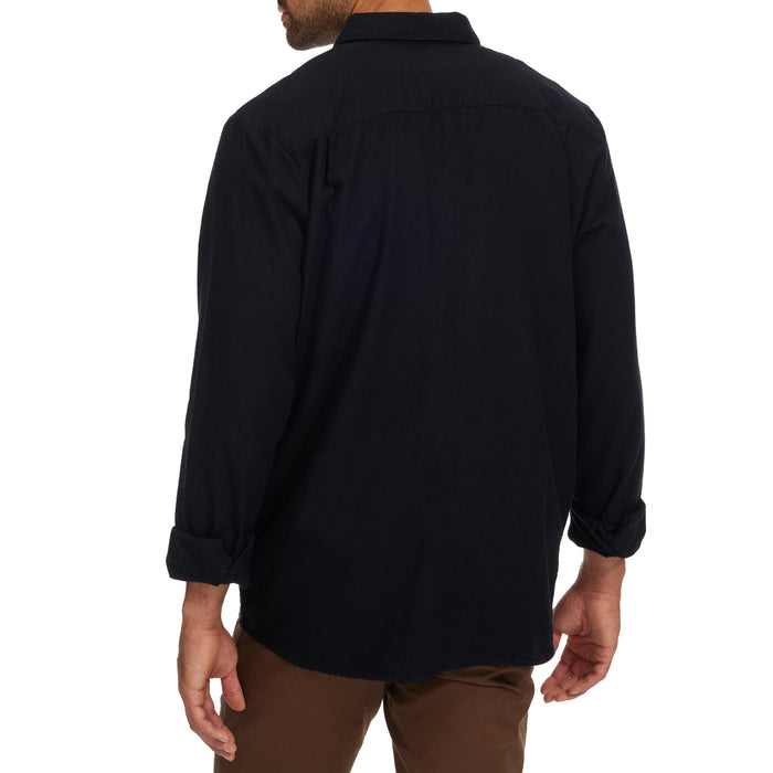 Volcom Caden Solid Long-Sleeve Shirt - Men's Black