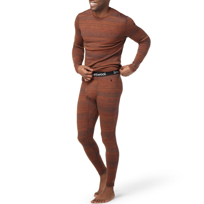 Smartwool Classic Thermal Merino Base Layer Pattern Bottoms - Men's Picante Heather Color Shift