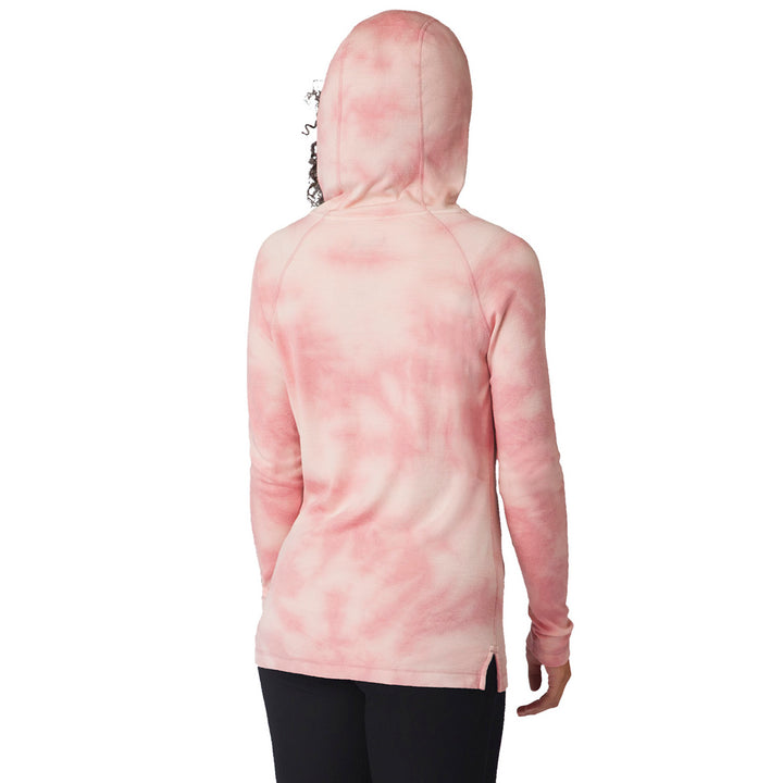 Smartwool Thermal Plant-Based Dye Merino Logo Hoodie - Women's Rose Marble Wash