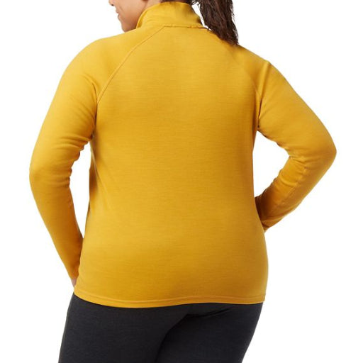 Smartwool Classic Thermal Merino Base Layer 1/4 Zip Plus Top - Women's Honey Gold Heather