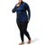 Smartwool Classic Thermal Merino Base Layer Pattern 1/4 Zip Plus Top - Women's Blueberry Hill Mountain Scape