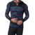 Smartwool Intraknit Thermal Merino Base Layer Pattern 1/2 Zip Hoodie - Men's Black Mountain