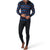 Smartwool Intraknit Thermal Merino Base Layer Pattern 1/2 Zip Hoodie - Men's Black Mountain
