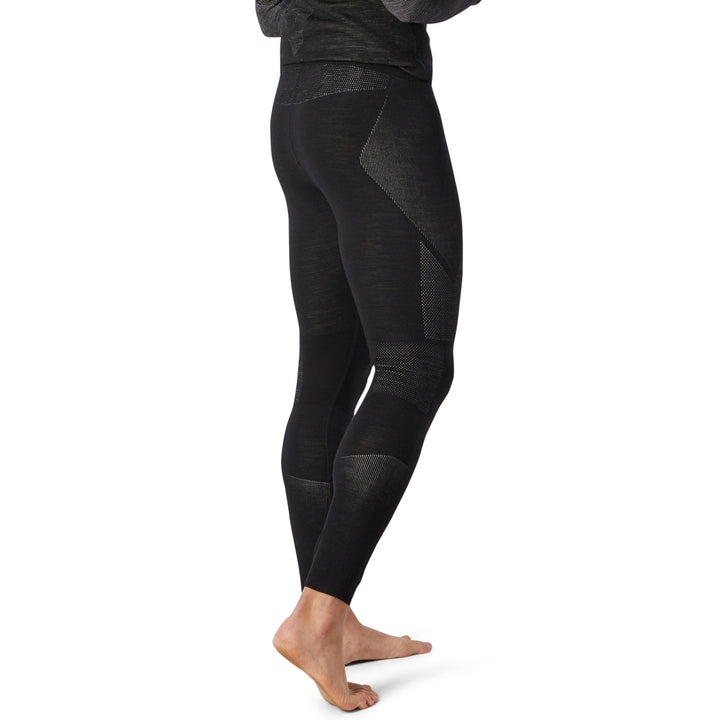 Smartwool Intraknit Thermal Merino Base Layer Bottoms - Men's Black/White