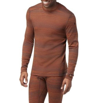 Smartwool Classic Thermal Merino Base Layer Pattern Crew - Men's Picante Heather Color Shift